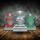 thumbnail image 2 of Bola de Cristal LED RGB Diseños 3D Multicolor Lobo, 2 of 3