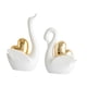 thumbnail image 1 of 2 Figuras De Cisne Para Decorar La Mesa De La Sala De Estar, Estantería Y Entrada, Color Blanco., 1 of 5