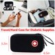 thumbnail image 5 of Estuche para suministros de diabetes ICIMBI, organizador de viaje, negro, 5 of 6