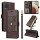 thumbnail image 2 of FOXDOCK Funda tipo Cartera para Samsung Galaxy A12/M12 – Cubierta de Cuero PU con Múltiples Ranuras, Bolsillo para Efectivo y Correa de Muñeca, 2 of 6