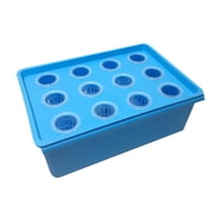 Magideal - Caja De Cultivo Hidropónico, Herramientas Hidropónicas, Caja De Cultivo Hidropónico Resistente Al Desgaste De Alto Rendimiento Con 12 Orificios Para
