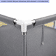 thumbnail image 5 of Corral Bebe Seguridad Juego Basket Futbol Infantil Malla, 5 of 6