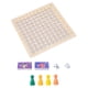 thumbnail image 4 of Tablero de madera para multiplicación y suma de matemáticas, tablero de mesa de matemáticas con tarjetas flash, dados, manipuladores de matemáticas,, 4 of 4