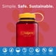 thumbnail image 2 of Botella de agua Nalgene Lightweight Sustain Tritan, 1 litro, boca ancha, 2 of 5