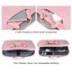thumbnail image 5 of Funda para portátil ImComor de 15.6 pulgadas para Macbook Pro 16, rosa, 5 of 7