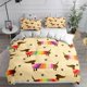 thumbnail image 1 of Dachshund Lovely Quilt Duvet Cover Set Super Soft Bedclothes3-Piece Bedding Set, 1 of 5