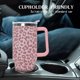 thumbnail image 5 of Vaso térmico Ceovfoi 1200 ml con asa y estampado de leopardo rosa, 5 of 8