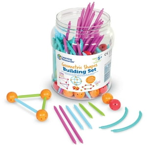 Set De Construcción Learning Resources Formas Geométricas 170 Piezas
