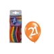 thumbnail image 1 of Globos de látex Funny Fashion USA #21, colores surtidos, 12 unidades, 1 of 1