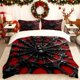 thumbnail image 1 of Heart-Shaped Hollow Spider Printed Duvet Cover Set Themed Bedding Including 1 Duvet Cover And 2 Pillowcases Made of 100% Polyester Durable And Wrinkle-Resistant, 1 of 1