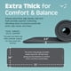 thumbnail image 3 of Esterilla de yoga Retrospec Solana de 1,2 cm de grosor con correa de nailon grafito, 3 of 8