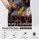 thumbnail image 3 of Bob Ross: El Placer de Pintar delantal temático para cocinar, esencial para el hogar, delantal de barbacoa/bufanda de cocina con bolsillos para hombres y mujeres, regalo para el hogar, 3 of 6