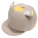 thumbnail image 3 of bebés niños niñas niños sombrero infantil gorras boina niños tapa gris, 3 of 5
