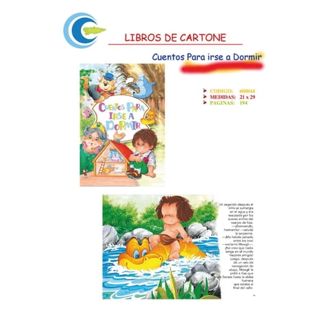 Mestas Ediciones - Libro Cuentos Para Irse A Dormir