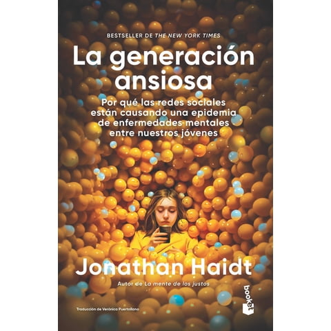 Booket - Libro La Generación Ansiosa - Jonathan Haidt