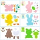 thumbnail image 4 of Kit de manualidades con imanes para huevos de Pascua JOYIN Foam, 24 unidades, para niños, 4 of 8