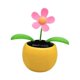 thumbnail image 1 of Flores Danzantes Solares Figuras Danzantes Ventana Coche Decoración Rosa Amarillo Maceta, 1 of 3