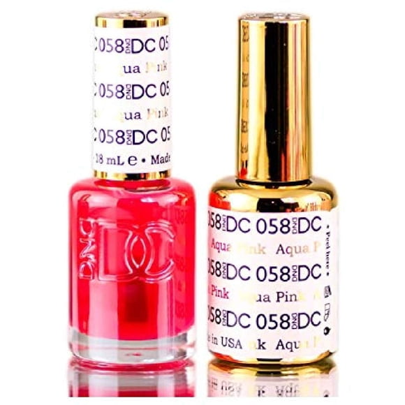 Set De Esmalte En Gel Dc Pinks 15 Ml + Glitter