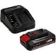 thumbnail image 1 of Kit Cargador Y Batería Einhell 2,5 Ah - 18v rojo, 1 of 5