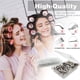 thumbnail image 2 of 60 pinzas para el pelo, de metal plateado con forma de pico de pato, para mujer, para peinar, pinzas largas con forma de pico de pato, pinzas para rizos, pinza de cocodrilo con estuche., 2 of 7