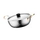 thumbnail image 4 of Olla De Cocina De Ramen Coreano, Utensilios De Cocina Para Fiestas En El Patio, Senderismo, Picnic, 22 Cm, Argent, 4 of 5