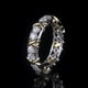 thumbnail image 3 of 1pc Stylish Golden Hip-hop Ring with White Zircon Inlay - Perfect for Men and Women's Fashion and Weddings, 3 of 4