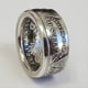 thumbnail image 3 of Personality Engraved Leaf Ring for Men - Unique Design with Number and Letter Symbols, 3 of 3