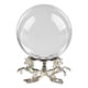 thumbnail image 1 of Bola de cristal Amlong Crystal Clear de 150 mm con soporte de unicornio, 1 of 7