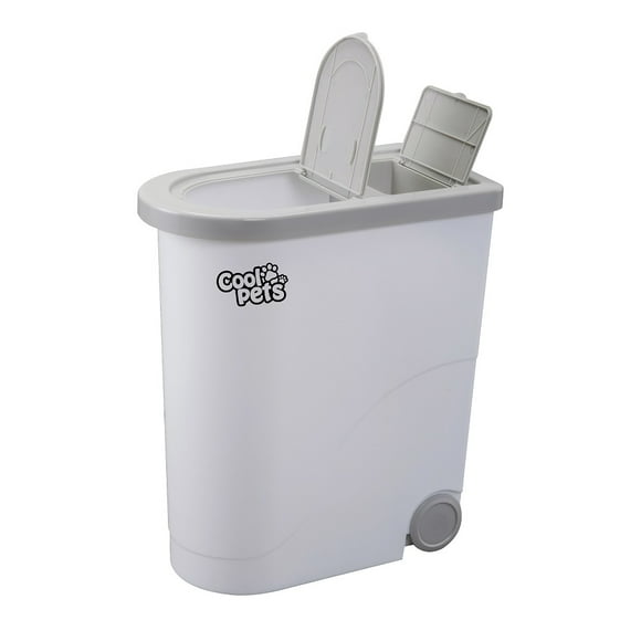 Contenedor De Alimento Para Mascota Con Pala Y Ruedas Coolpets