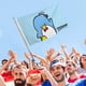 thumbnail image 4 of Tuxedo Sam Bandera impresa con temática, regalo perfecto para fanáticos, amigos y familiares, y adecuada para actividades al aire libre e interiores, decoraciones de fiesta. 120*180CM, 4 of 6