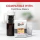 thumbnail image 4 of Café molido de la bahía de San Francisco Cold Brew, tostado ligero, 800 ml, 4 of 6