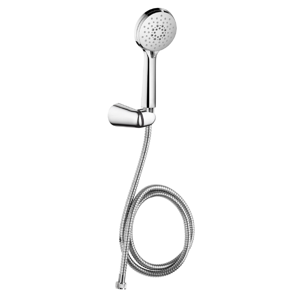 Doer - Juego De Ducha 3 Funciones Anticalcáreo, 1,5Mt Cromado