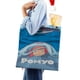 thumbnail image 4 of Ponyo Bolso de tela con estampado de lienzo para mujer, bolsa de compras reutilizable y estética, con cremallera interior, regalo para mujer,40*40cm., 4 of 6