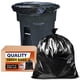 thumbnail image 1 of Bolsas de basura Tasker 240-250 L, resistentes, 50 bolsas con corbatas negras, 1 of 9