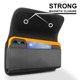 thumbnail image 3 of Funda de nylon resistente BOMEA para iPhone 17/16/15/14/13/12/11 Pro - Negro, 3 of 6