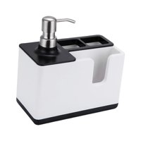Magideal - Soporte Organizador De Botellas De Bomba De Plástico Con Almacenamiento Caddy De Fregadero De Cocina Con Bomba Dispensadora De Jabón Para Fregadores