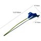 thumbnail image 2 of Xiao Hua 20 Pzas Flor de Loto de Seda con Herradura artificial, 13.8 Pulgadas, Adecuada para Decoración de Mesa de Cocina Del Hogar, Boda, Azul, 2 of 4
