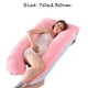 thumbnail image 5 of Almohada para embarazadas, almohada en forma de U desmontable y lavable, cojín grande, almohada de cintura, 5 of 5