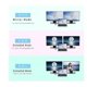thumbnail image 2 of Adaptador 4 En 1 Tipo C A 2 Hdmi Usb Pd Monitores Multiples Gris, 2 of 4