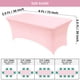 thumbnail image 2 of Mantel Utopia Kitchen Spandex, paquete de 2 unidades, 6 pies, rosa, 2 of 9