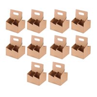 Bothyi - Portavasos De 10X 4 Tazas Para Llevar, Portavasos De Café Para Bebidas De Café Helado, Zumo, 16Cm X 18Cm X 24Cm