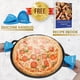 thumbnail image 3 of Sartén para pizza StarBlue de hierro fundido de 16 pulgadas con asas de silicona, 3 of 7