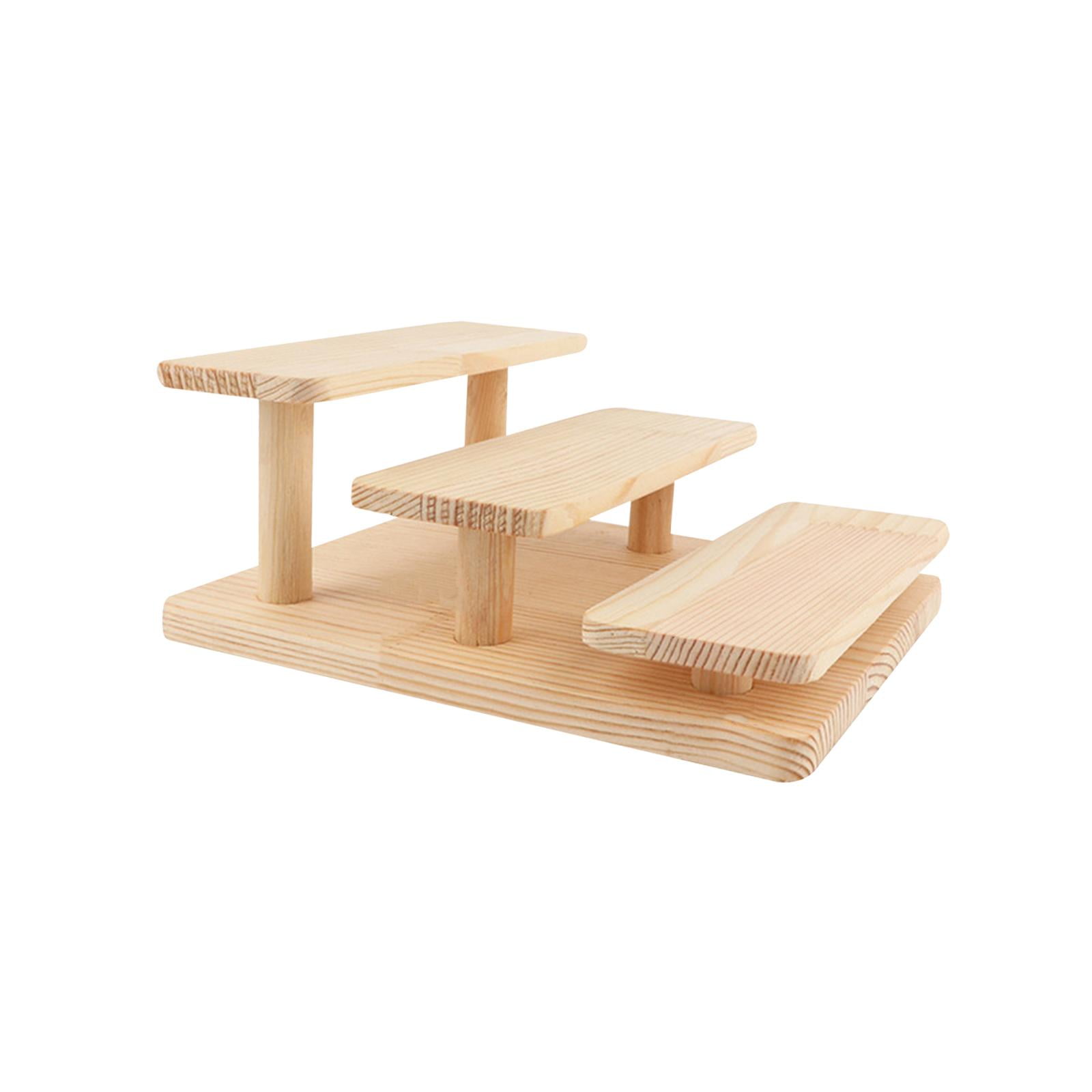 Ioensy - Estante De Madera Estantes De Exhibición Accesorios De Escaparate Para Caramelos Perfume Modelo 3tire