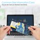 thumbnail image 5 of Etiquetas de equipaje Fintie Privacy Cover ID, 2 unidades, Starry Night, 5 of 7
