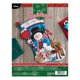 thumbnail image 1 of Kit de Calcetín Navideño Bucilla 46 cm “Santa, Por Favor, Detente Aquí” – Fieltro, 1 of 5