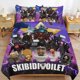 thumbnail image 1 of Skibidi Toilet Bedding Set Duvet Cover Comfortable and Lightweight Cartoon Bedding 3 Piece Bed Set, 1 of 5