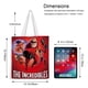 thumbnail image 5 of The Incredibles Bolso de tela con estampado de lienzo para mujer, bolsa de compras reutilizable y estética, con cremallera interior, regalo para mujer,40*40cm., 5 of 6