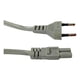 thumbnail image 2 of Cable Poder Tipo 8 Enchufe Nacional 1.5mts, 2 of 3