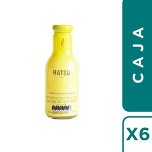 Pack 6 Te Sin Azúcar Carambolo Flor De Loto Hatsu 400 Ml C/U