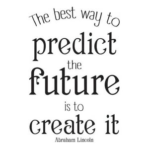 Rienda Libre Graphics - Decomural Predict Future Inspirational Ws-44195